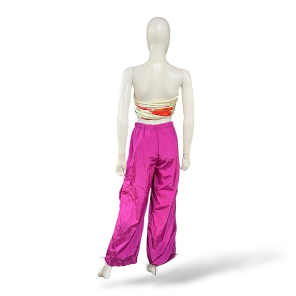 Double Zero Vivid Magenta Pull-up Pants, Large - Picture 2 of 11